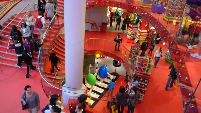 Visiter le magasin M&M’S de Londres